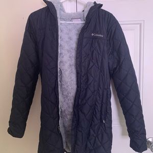 Columbia quilted winter jacket size medium